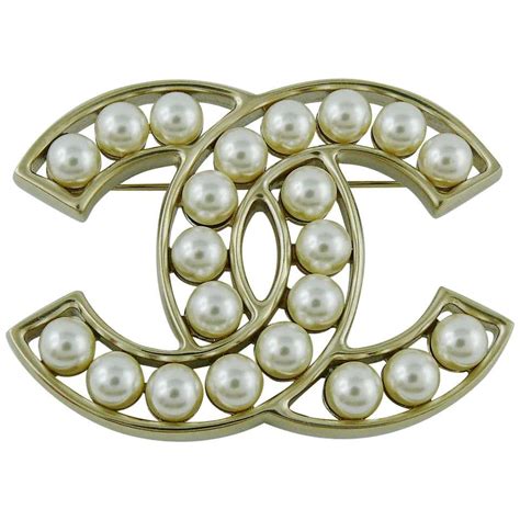 chanel brooch with pearl|chanel brooch buy online.